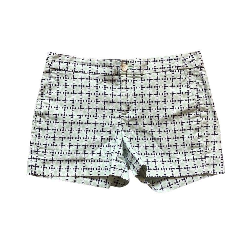 Banana Republic Factory Hampton Fit Green and Navy Shorts Size 2